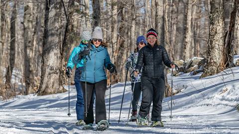 Snowshoeing and Snowshoe Rentals at Stratton Mountain Resort